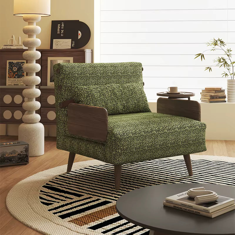 Modern Convertible Sofa Bed With Wooden Frame