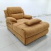 Electric Recliner Sofa Bed with Massage and Adjustable Recline