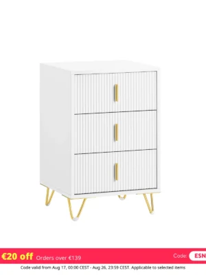 3 drawer bedside table