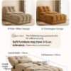 Electric Recliner Sofa Bed with Massage and Adjustable Recline