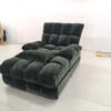 Electric Recliner Sofa Bed with Massage and Adjustable Recline