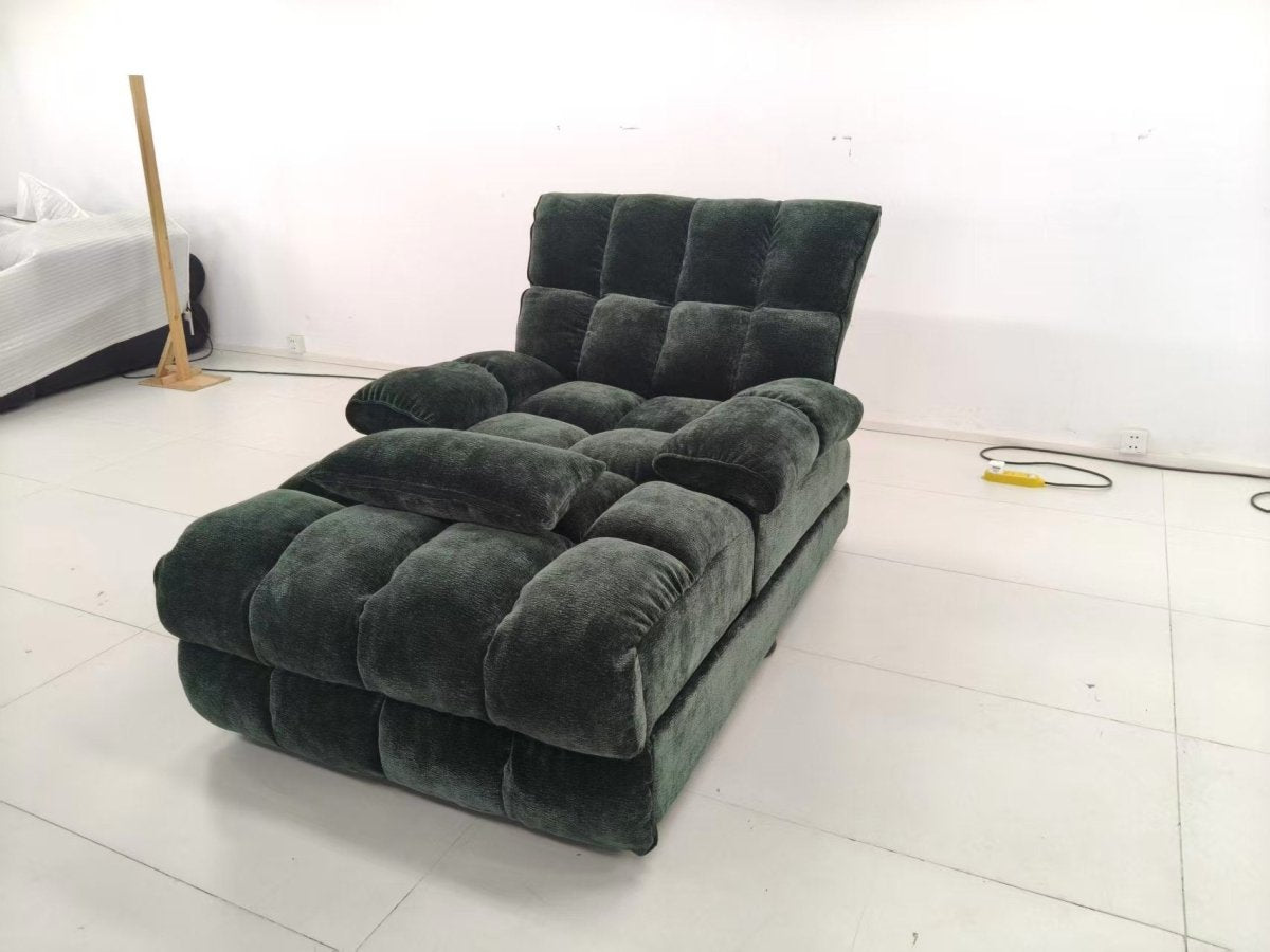 Electric Recliner Sofa Bed with Massage and Adjustable Recline