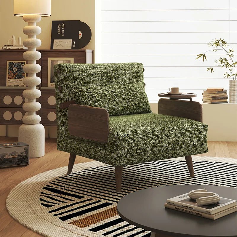 Modern Convertible Sofa Bed With Wooden Frame