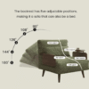Modern Convertible Sofa Bed With Wooden Frame