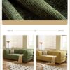 Modern Convertible Lounge Sofa with Detachable Covers and Expandable Frame